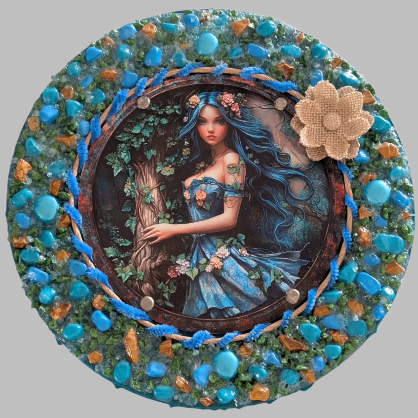 Whispers of the Blue-Haired Forest